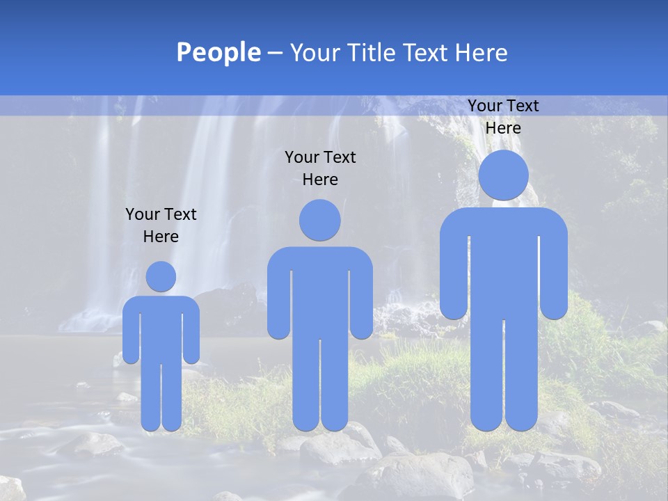 Element Vitality Blue PowerPoint Template