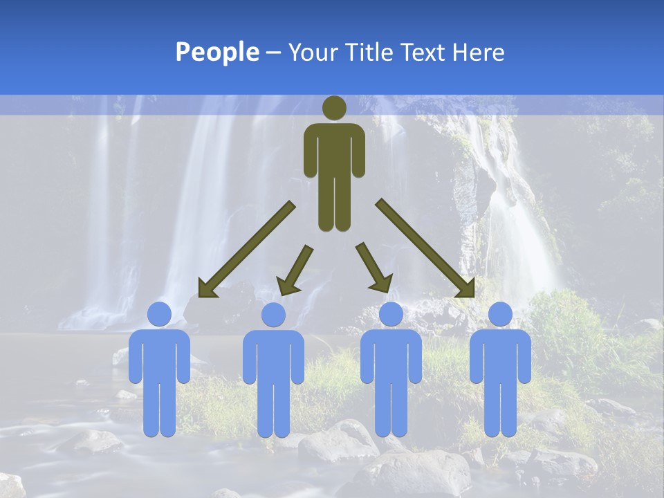 Element Vitality Blue PowerPoint Template