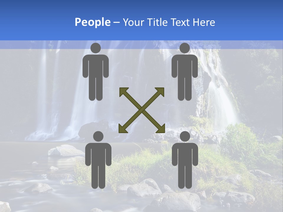 Element Vitality Blue PowerPoint Template