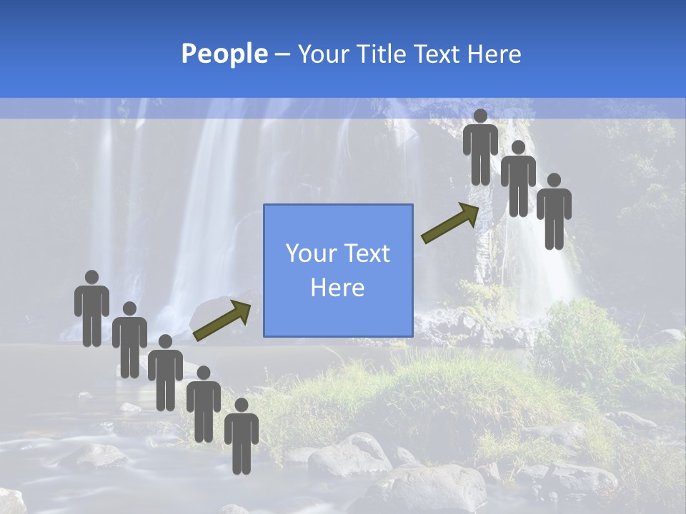 Element Vitality Blue PowerPoint Template