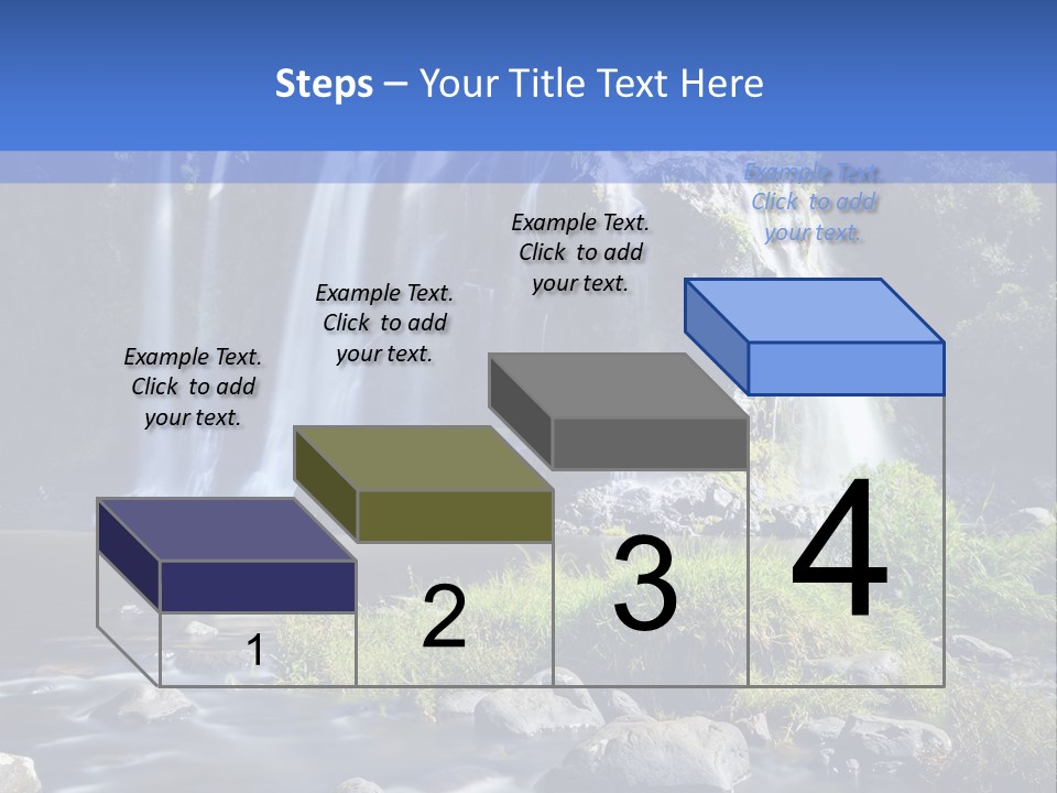 Element Vitality Blue PowerPoint Template