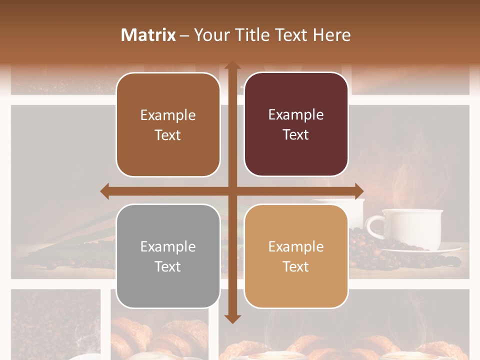 Aroma Cappuccino Breakfast PowerPoint Template