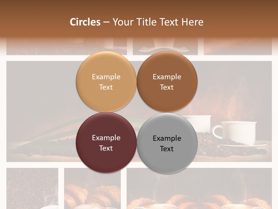 Aroma Cappuccino Breakfast PowerPoint Template