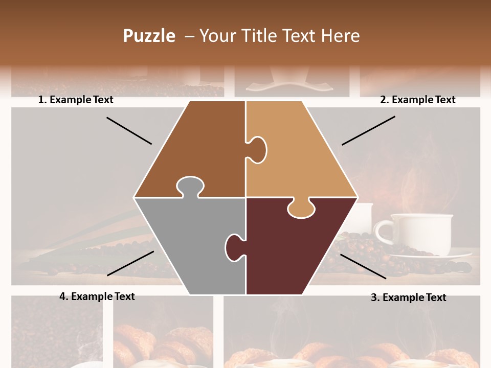 Aroma Cappuccino Breakfast PowerPoint Template