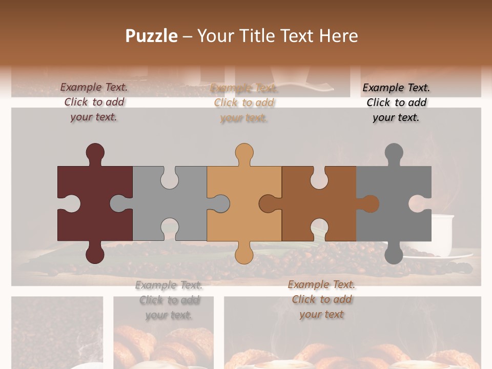 Aroma Cappuccino Breakfast PowerPoint Template