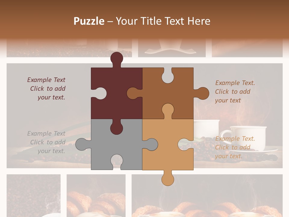 Aroma Cappuccino Breakfast PowerPoint Template