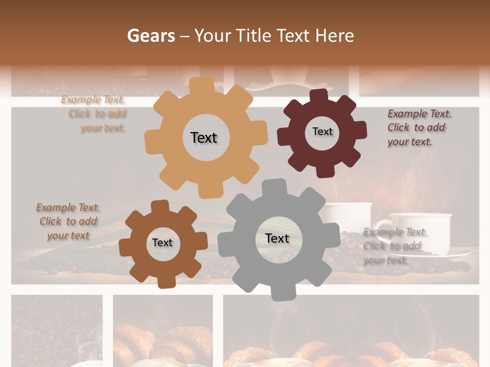 Aroma Cappuccino Breakfast PowerPoint Template