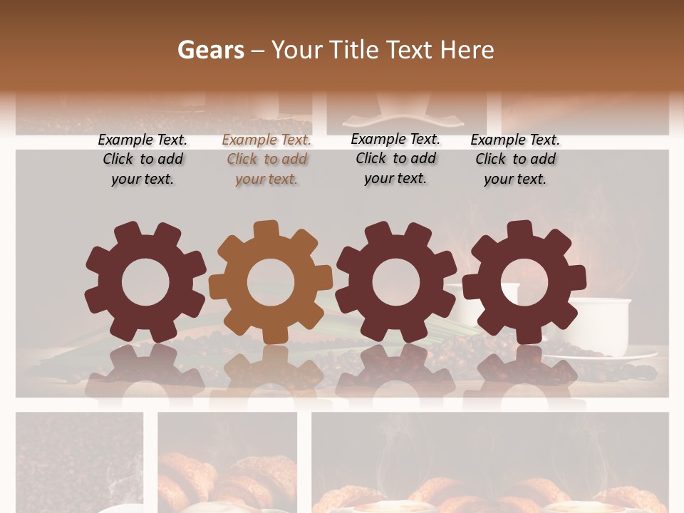 Aroma Cappuccino Breakfast PowerPoint Template