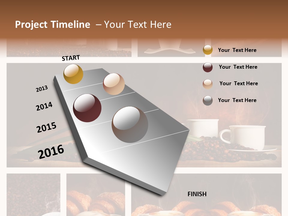 Aroma Cappuccino Breakfast PowerPoint Template