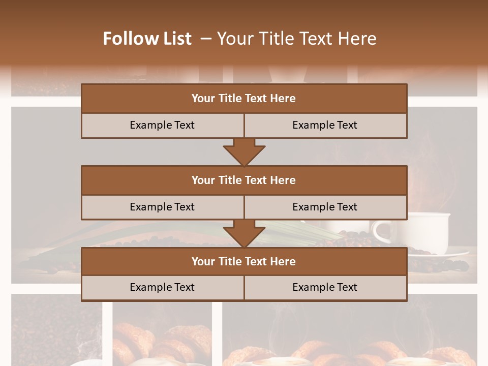 Aroma Cappuccino Breakfast PowerPoint Template