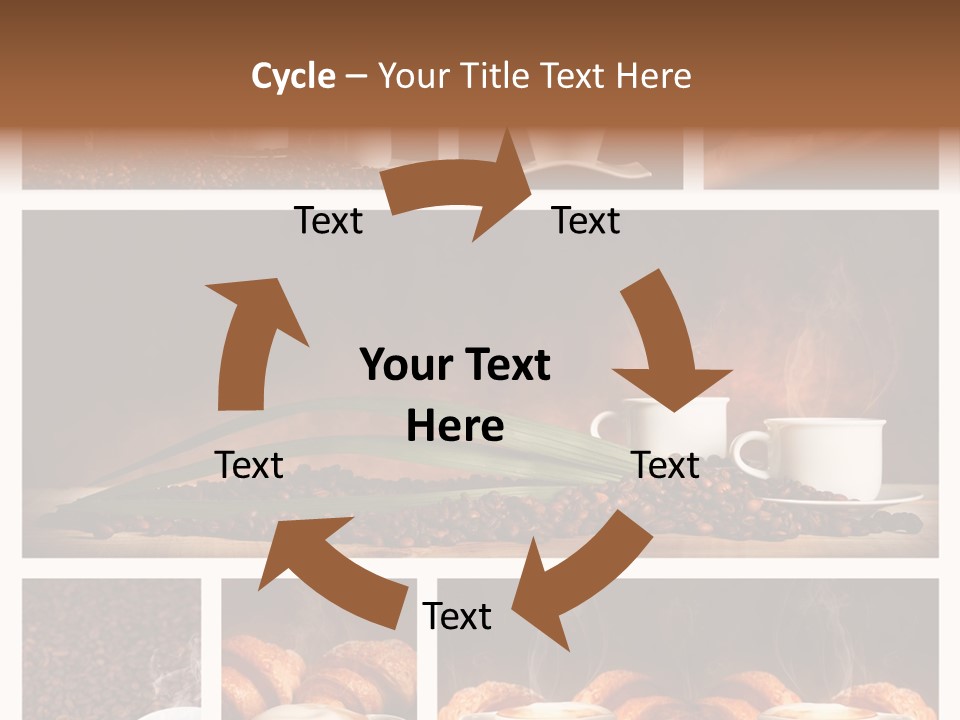 Aroma Cappuccino Breakfast PowerPoint Template