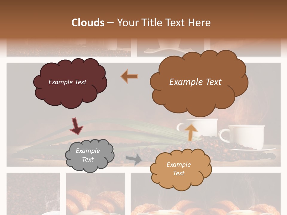 Aroma Cappuccino Breakfast PowerPoint Template