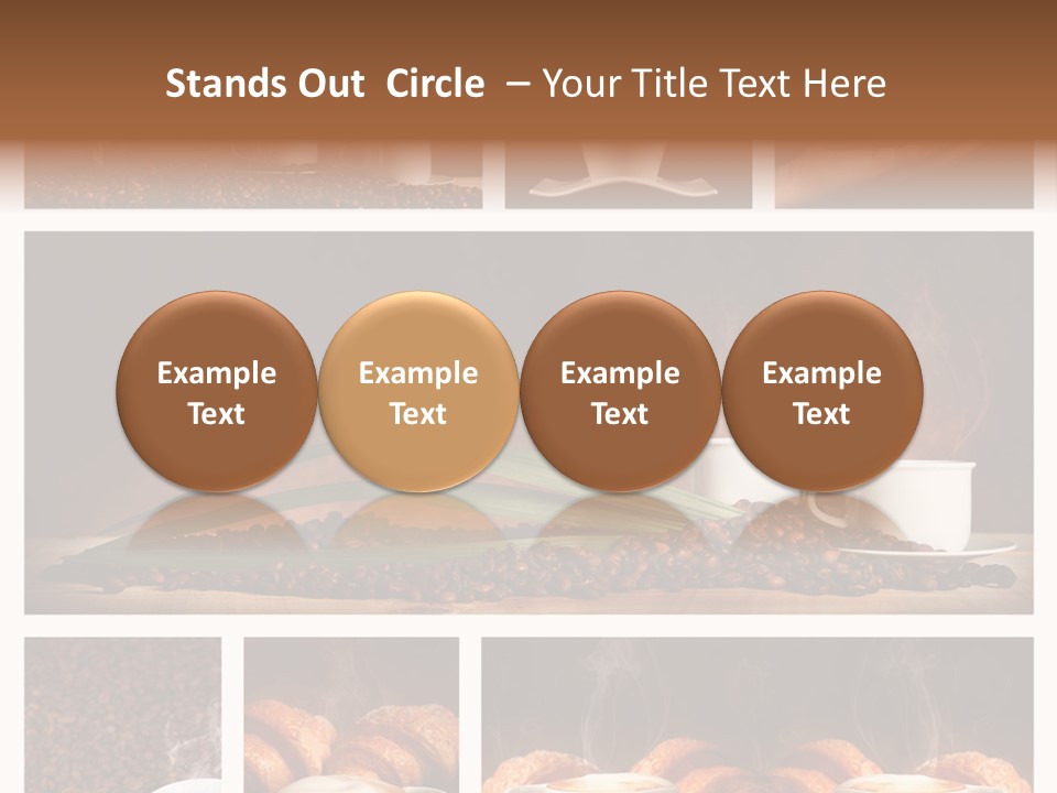 Aroma Cappuccino Breakfast PowerPoint Template