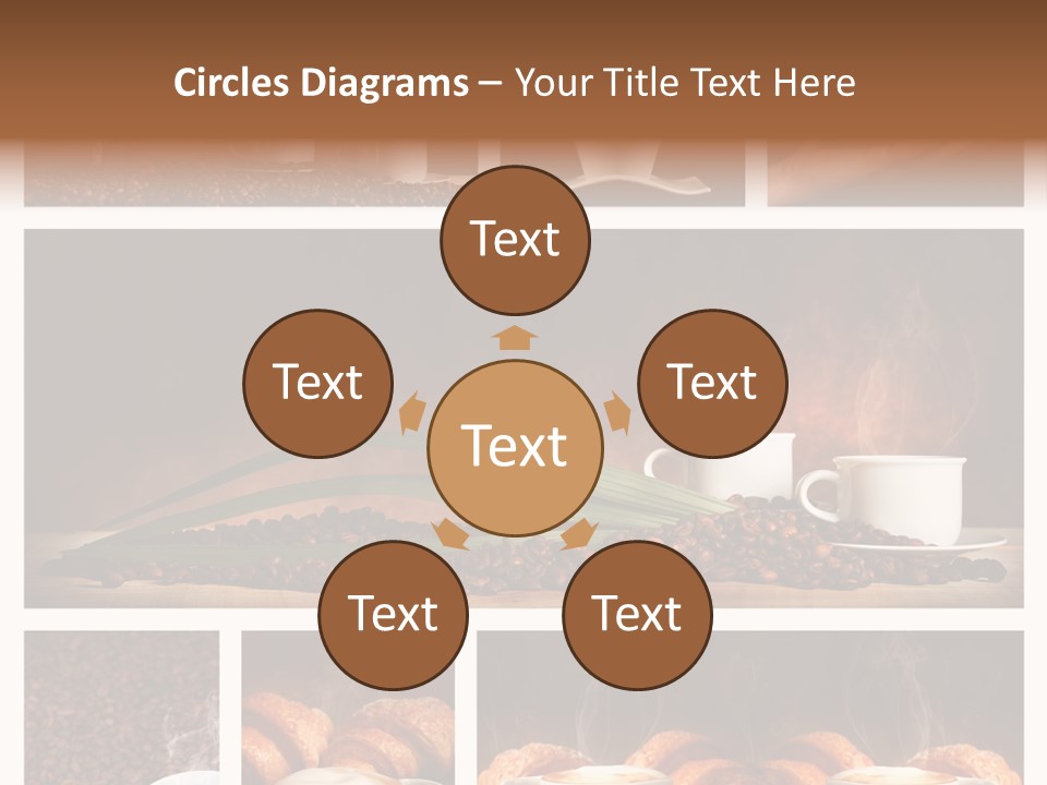 Aroma Cappuccino Breakfast PowerPoint Template