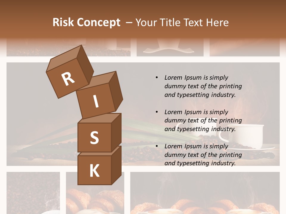 Aroma Cappuccino Breakfast PowerPoint Template