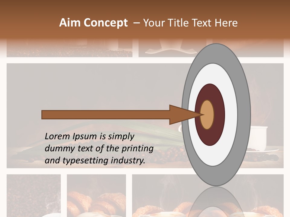 Aroma Cappuccino Breakfast PowerPoint Template