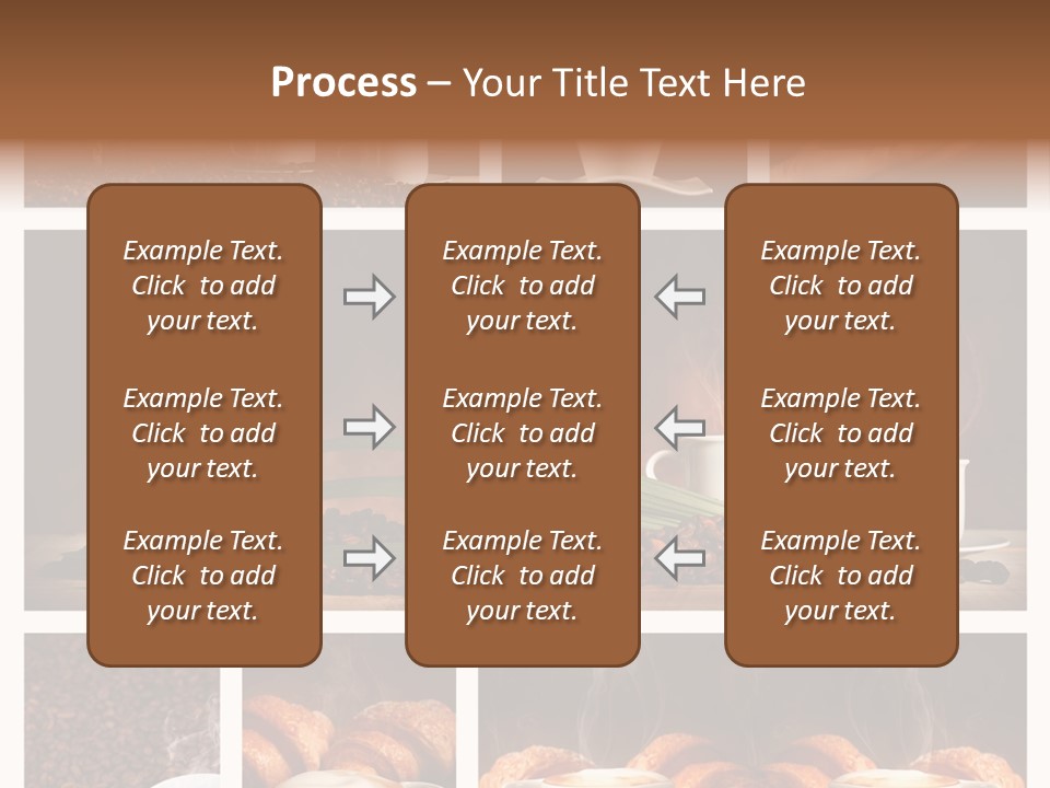 Aroma Cappuccino Breakfast PowerPoint Template