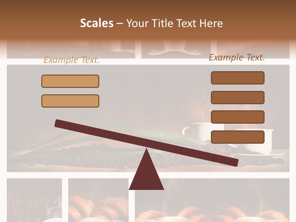 Aroma Cappuccino Breakfast PowerPoint Template