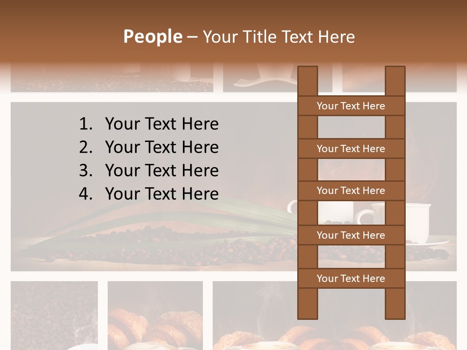 Aroma Cappuccino Breakfast PowerPoint Template