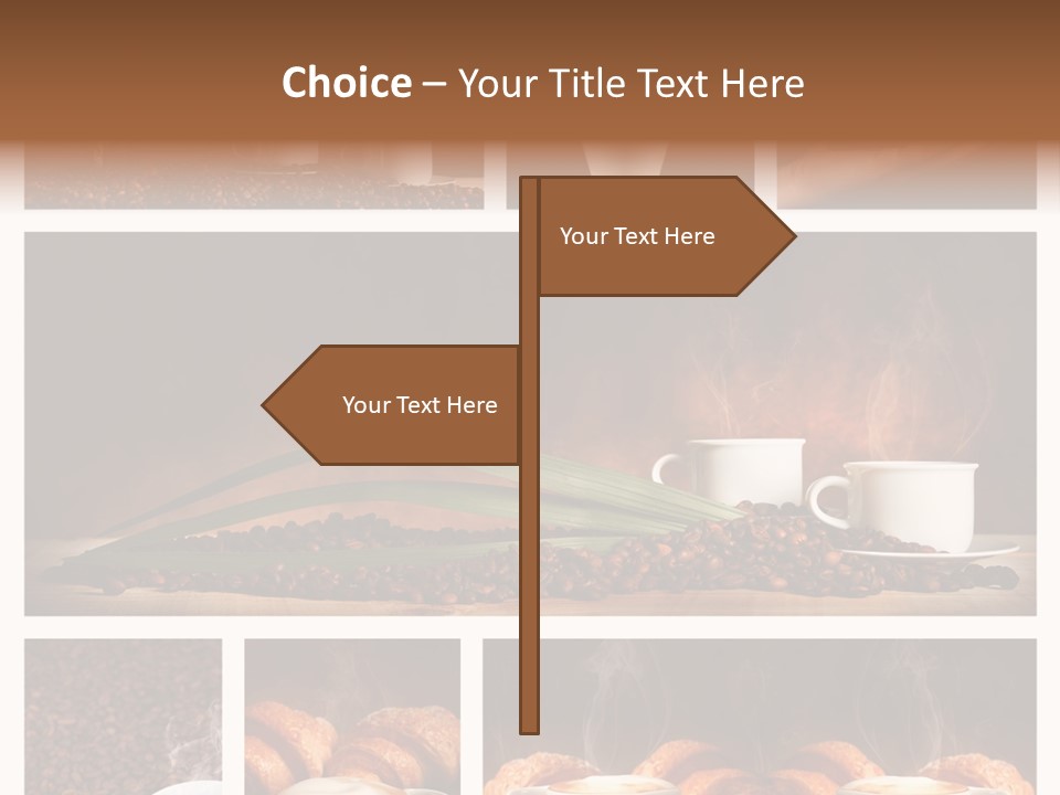 Aroma Cappuccino Breakfast PowerPoint Template