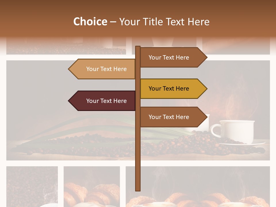 Aroma Cappuccino Breakfast PowerPoint Template