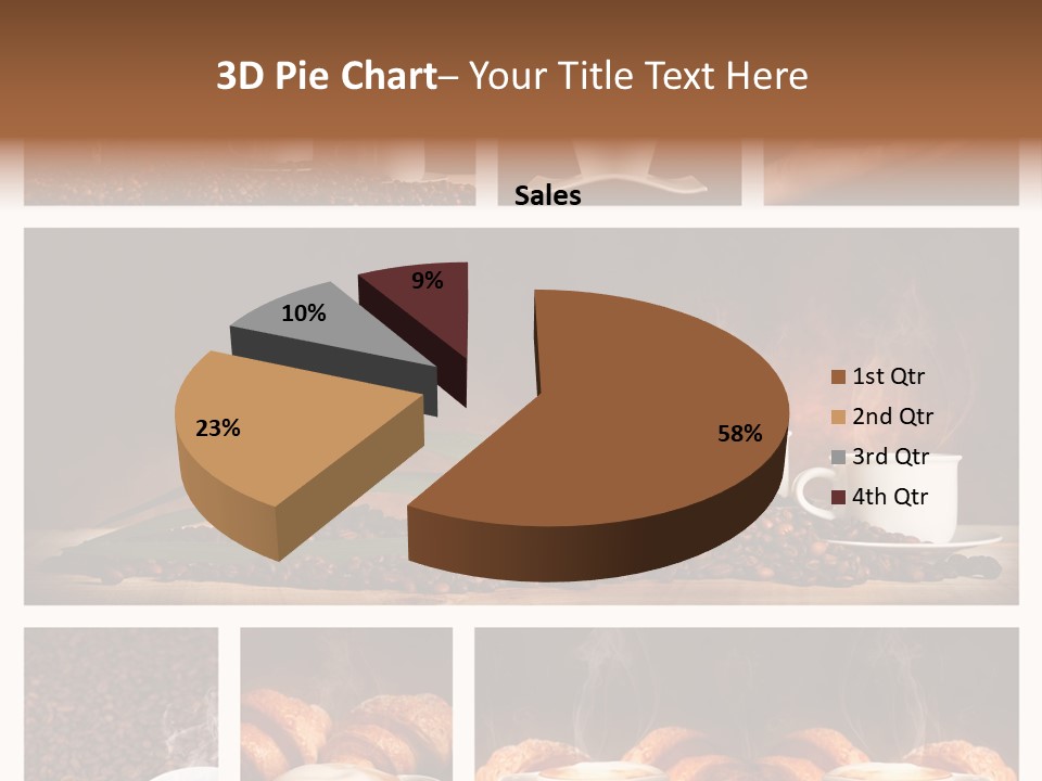 Aroma Cappuccino Breakfast PowerPoint Template