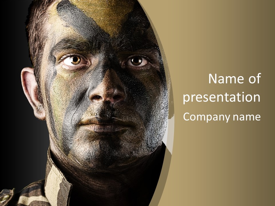 Conflict Person Handsome PowerPoint Template