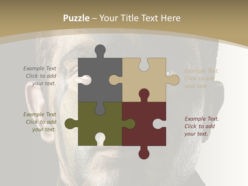 Conflict Person Handsome PowerPoint Template