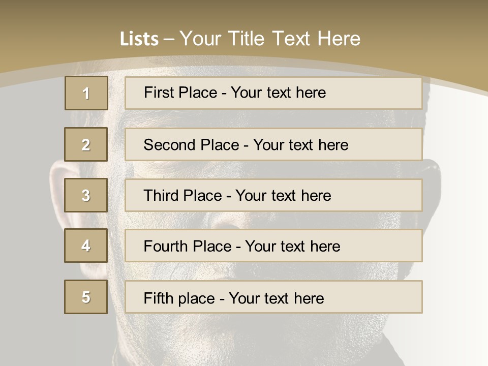 Conflict Person Handsome PowerPoint Template
