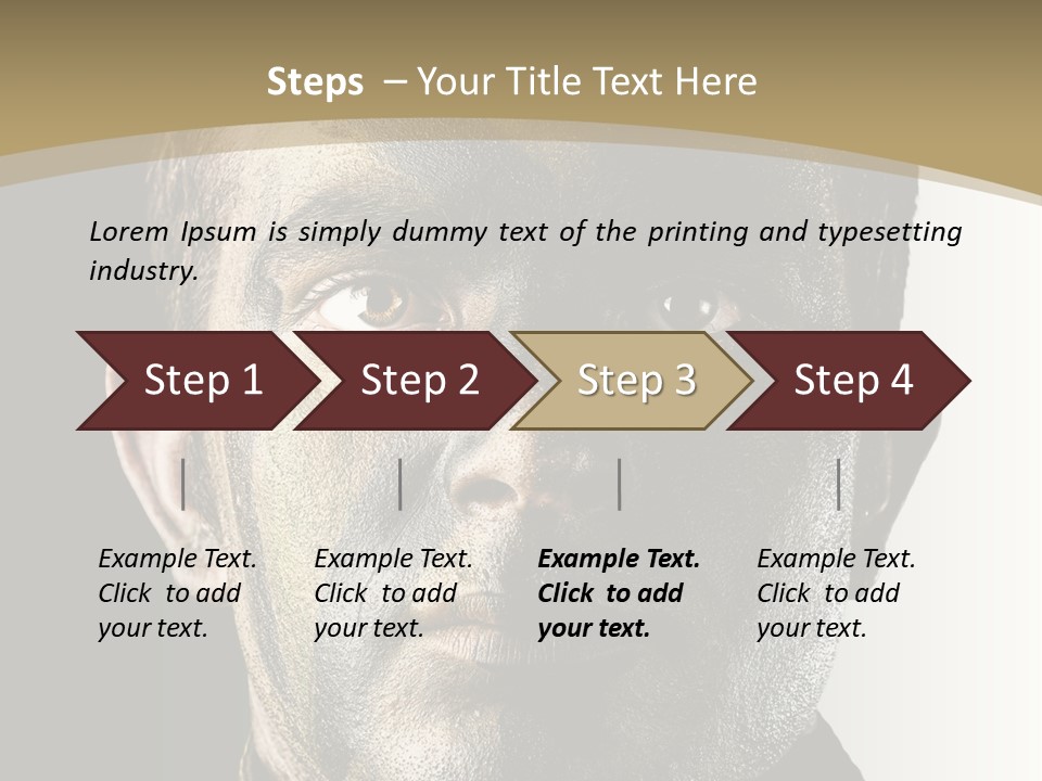 Conflict Person Handsome PowerPoint Template