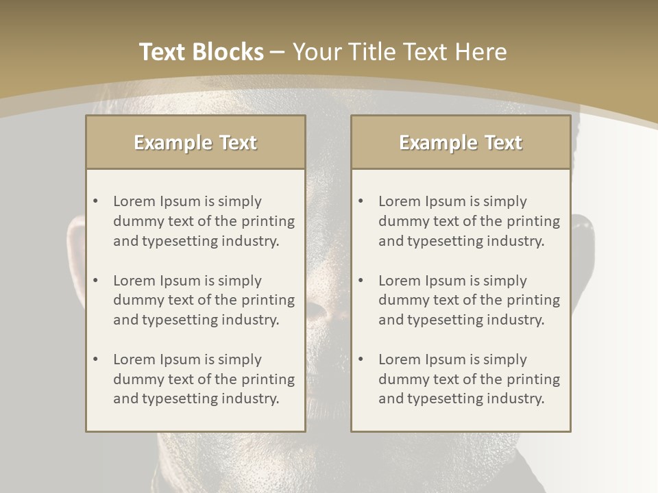 Conflict Person Handsome PowerPoint Template