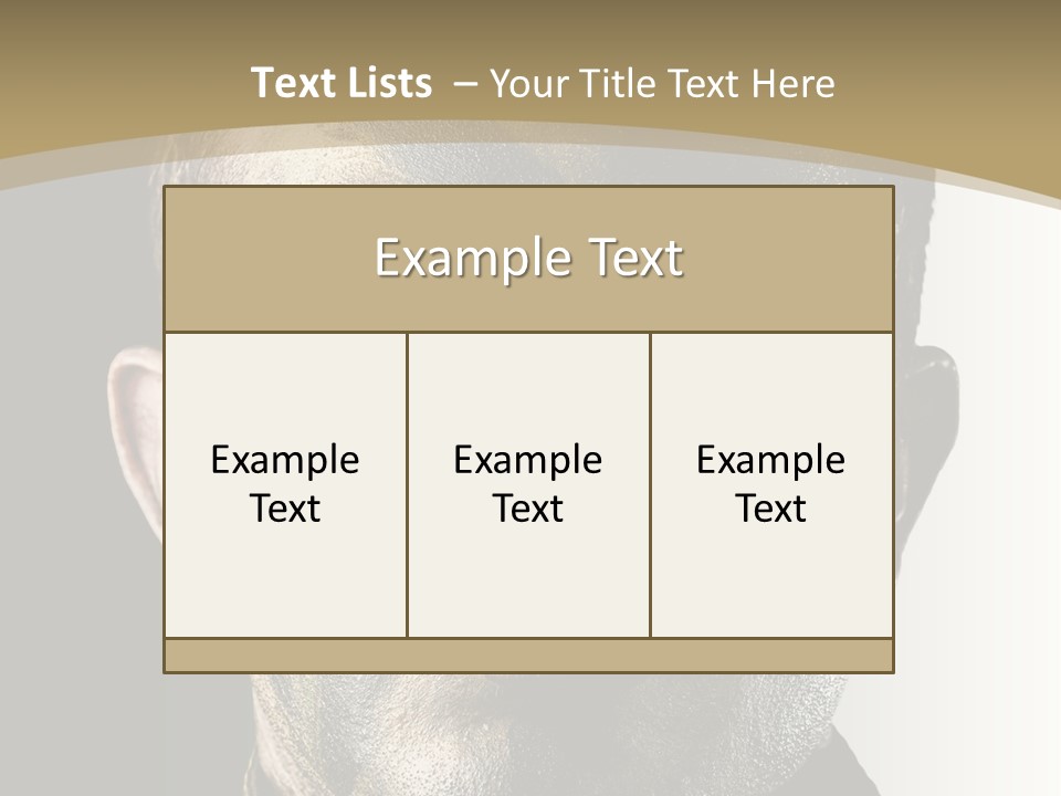 Conflict Person Handsome PowerPoint Template