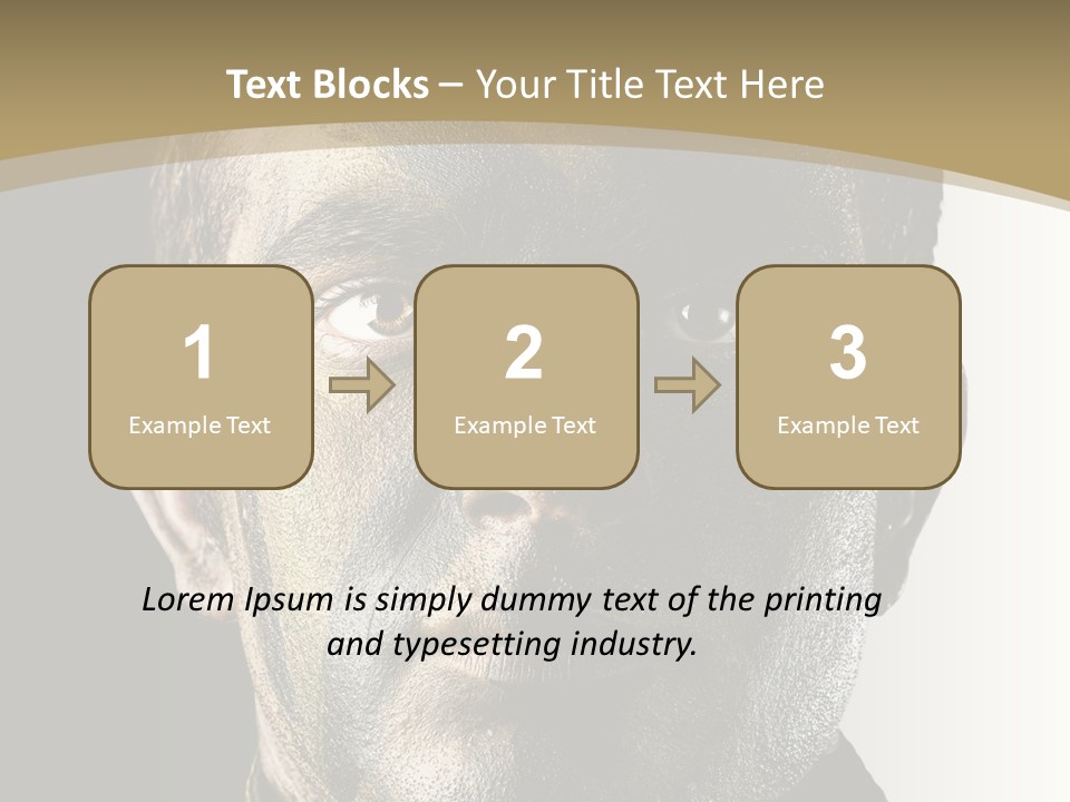 Conflict Person Handsome PowerPoint Template