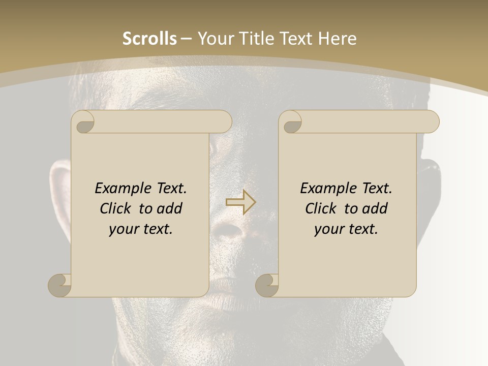 Conflict Person Handsome PowerPoint Template