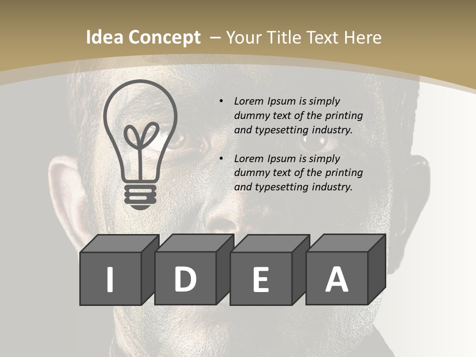 Conflict Person Handsome PowerPoint Template