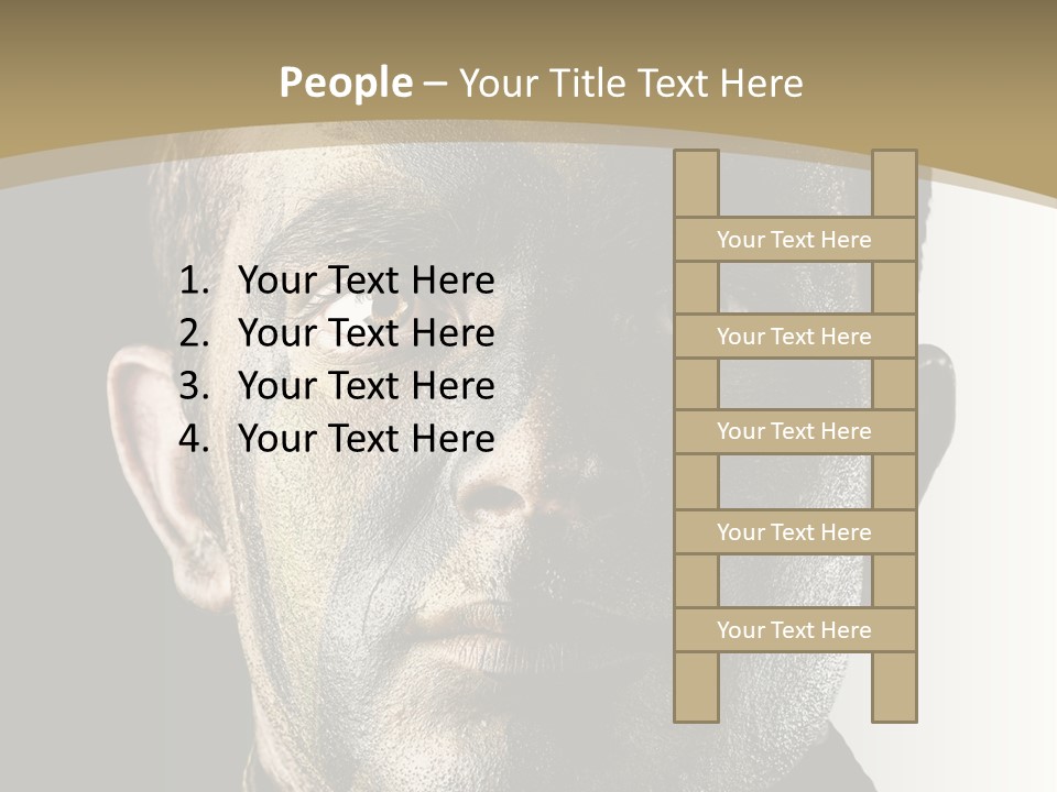 Conflict Person Handsome PowerPoint Template