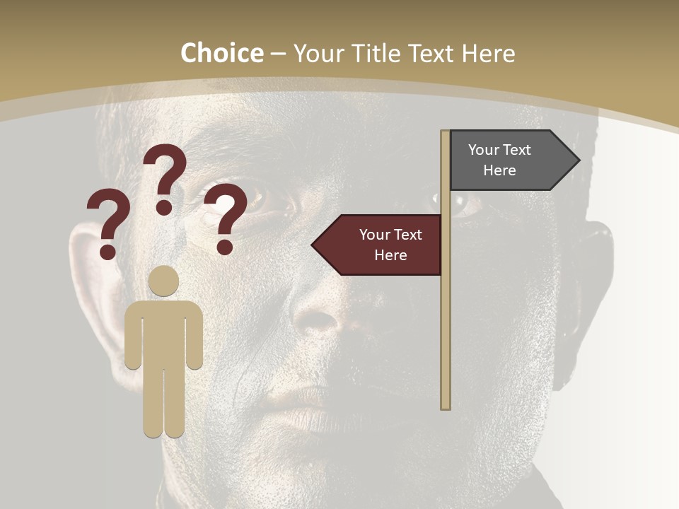 Conflict Person Handsome PowerPoint Template