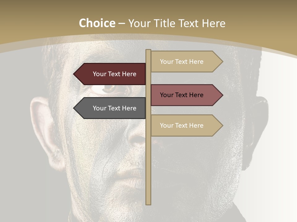 Conflict Person Handsome PowerPoint Template