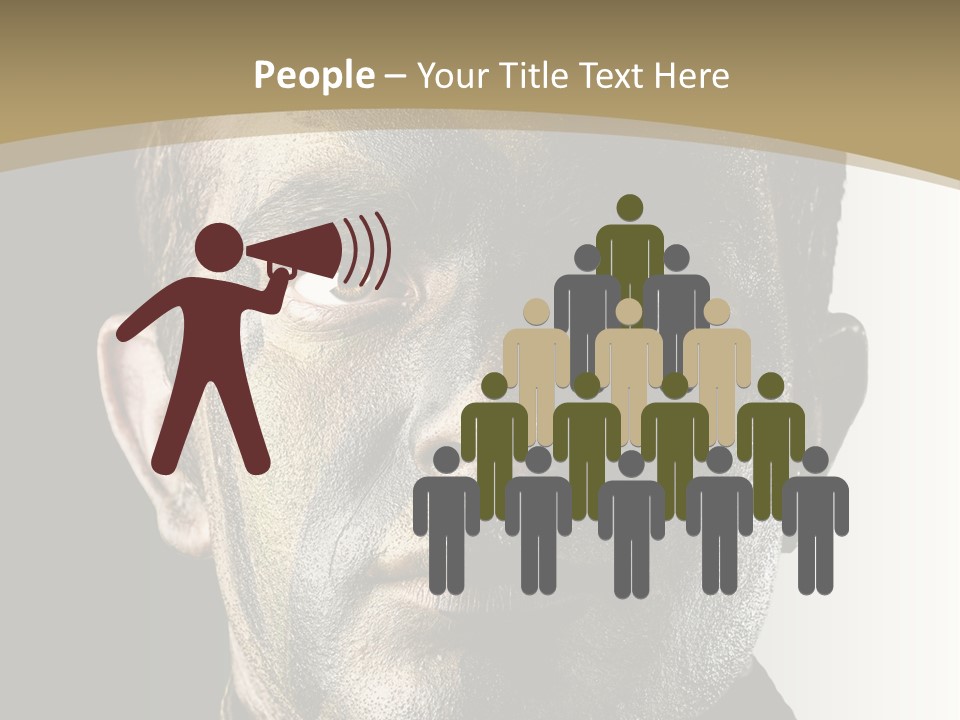 Conflict Person Handsome PowerPoint Template