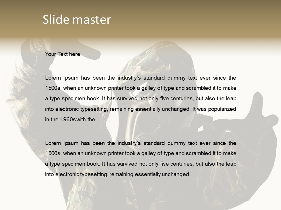 Hold Protective Protection PowerPoint Template