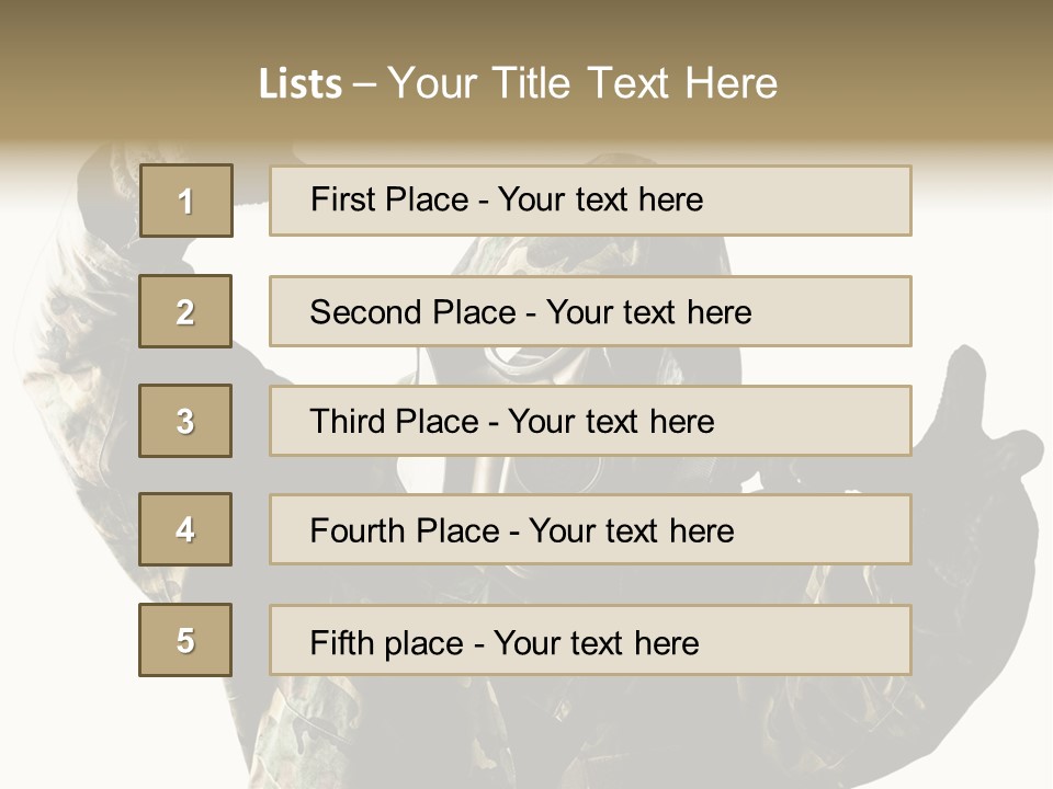 Hold Protective Protection PowerPoint Template