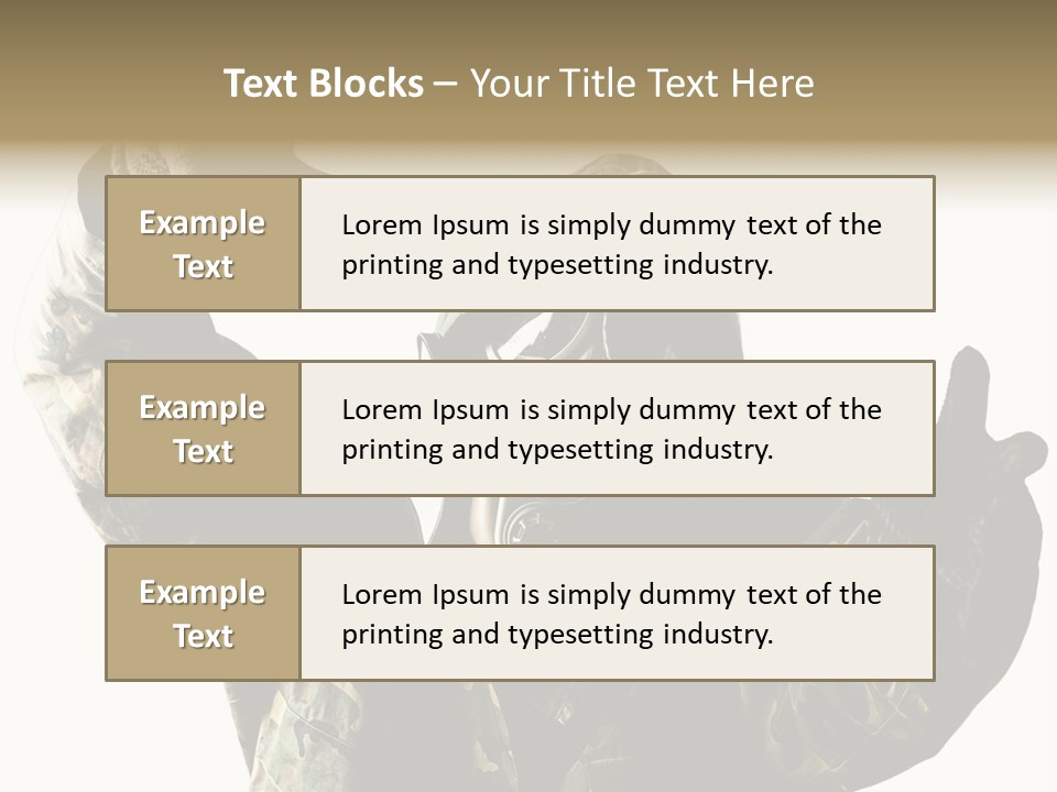 Hold Protective Protection PowerPoint Template