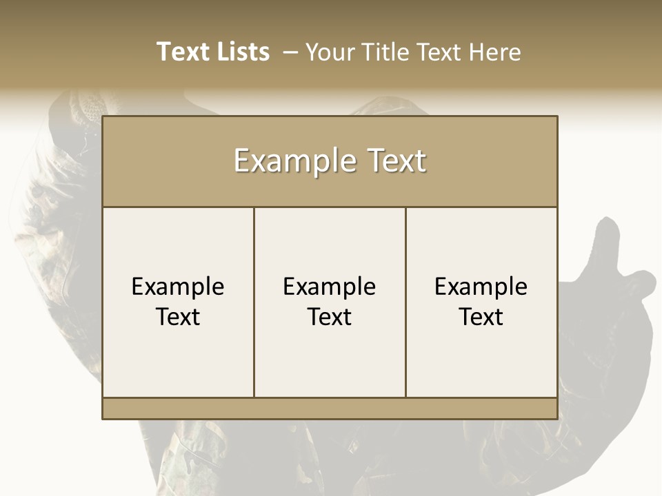 Hold Protective Protection PowerPoint Template