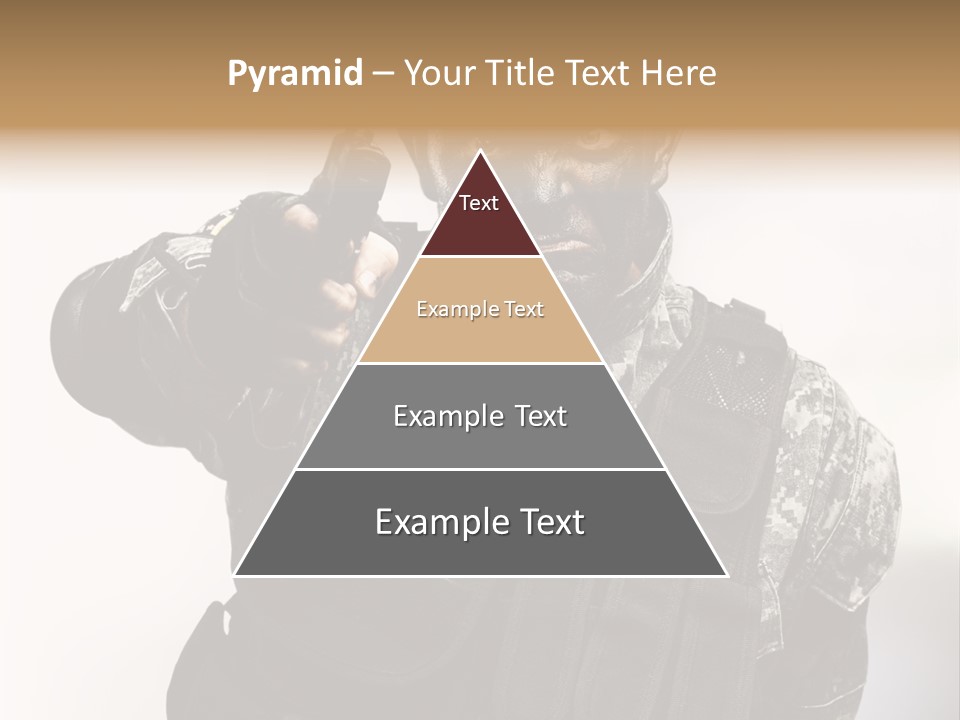 Armor Lights Man PowerPoint Template