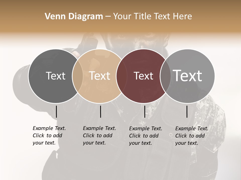 Armor Lights Man PowerPoint Template