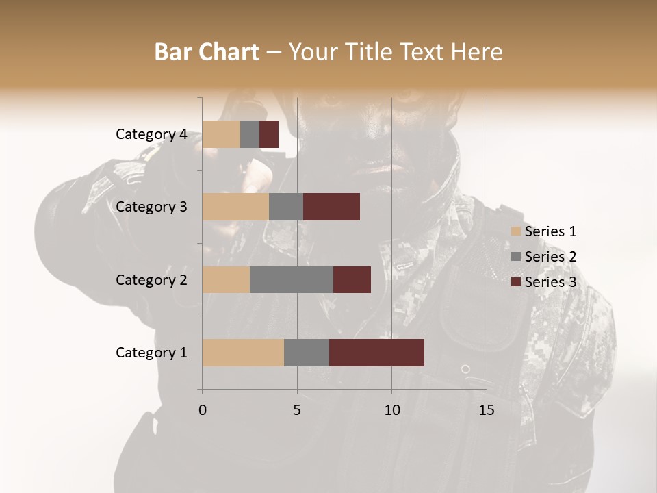 Armor Lights Man PowerPoint Template