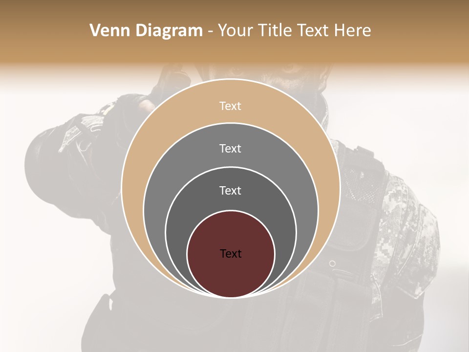 Armor Lights Man PowerPoint Template