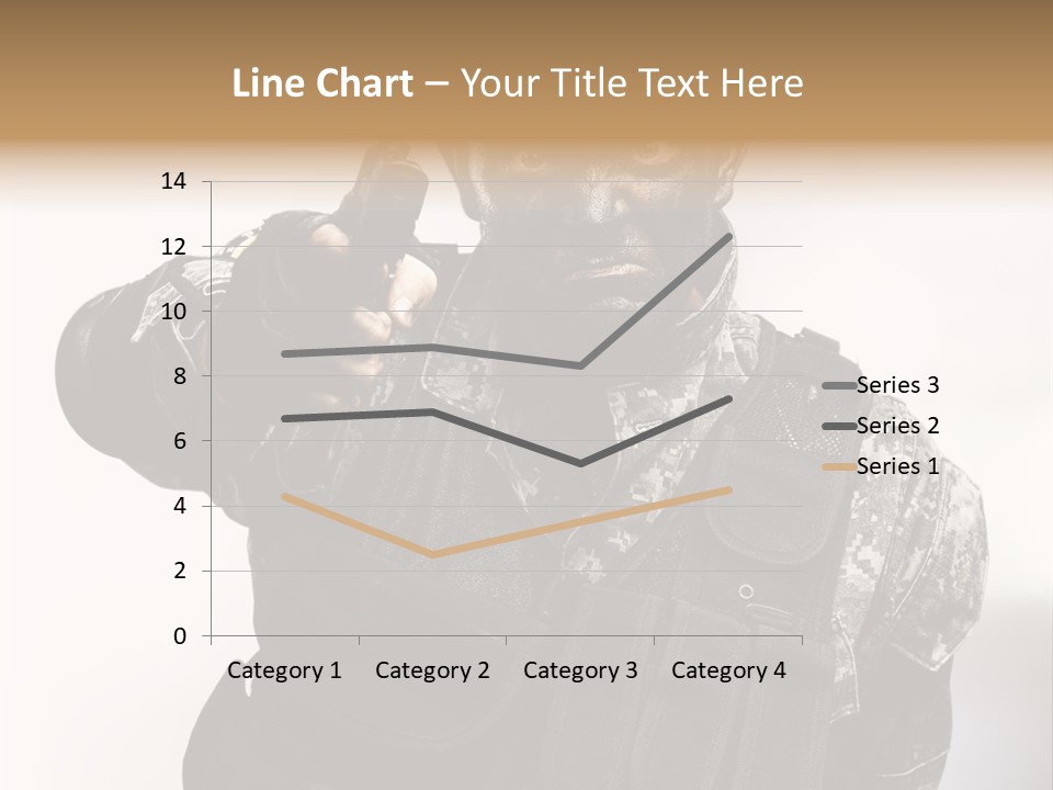 Armor Lights Man PowerPoint Template