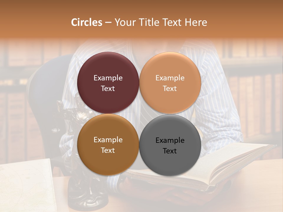 Female Tribunal Legal PowerPoint Template