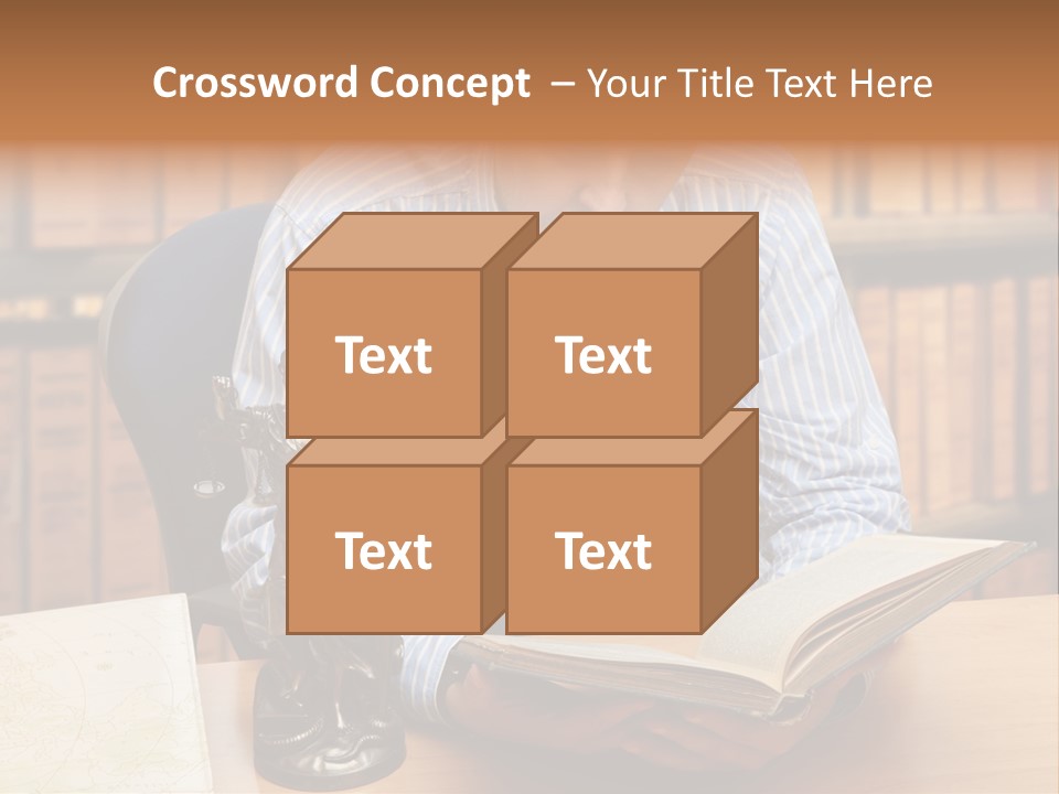 Female Tribunal Legal PowerPoint Template